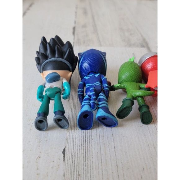 PJ masks Gekko owlette catboy Romeo night ninja playset toy figure - Picture 12 of 16